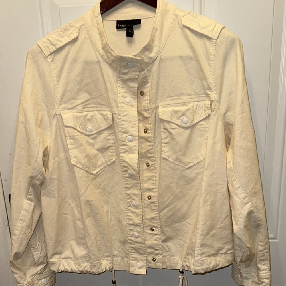Lani Utility Jacket in Light Cream